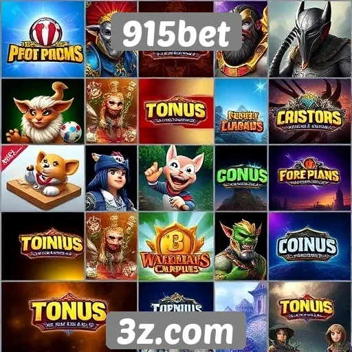 Exploração da diversidade de jogos disponíveis no 915bet